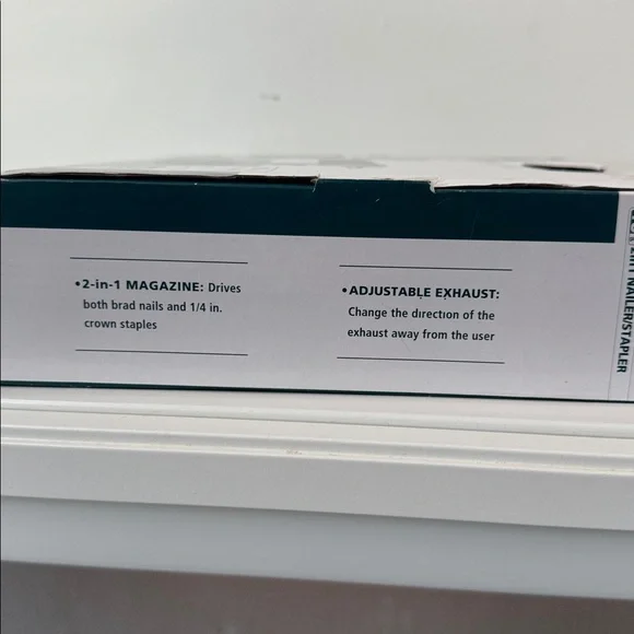 NIB!!!! Never opened . 2-in-1 Nailer and Stapler Kit - Picture 4 of 4